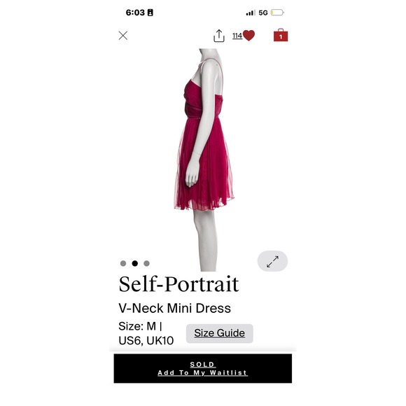 Self-Portrait Pink Lace Pleated Mini Dress US 6 Party Cocktail - Picture 3 of 6